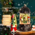 thumbnail image 4 of Caja de música de árbol de Navidad, carrusel de Santa Claus, bola de cristal, caja de octava, nieve flotante, regalo de cumpleaños, decoración de Navidad, 4 of 4