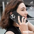 thumbnail image 6 of Decase Wallet Case for iPhone 14 Pro Max,Slim Fit Card Holder Case with Crossbody Strap Leather Magnetic Handbag Protective Folding Case Cover for Women Girl,Black, 6 of 7