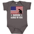 thumbnail image 3 of Inktastic Military Soldier Daddy Always My Hero Boys or Girls Baby Bodysuit, 3 of 5