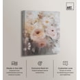 thumbnail image 2 of Pastel Flowers Canvas Print Fashion Decor by Art Remedy, Gallery Wrapped, 20 x 24, 2 of 6