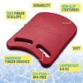 thumbnail image 3 of Pro Aviana Junior Kickboard for Kids Paddle Board Swimming Equipment, Red, 3 of 7