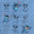 thumbnail image 2 of Boy's Lilo & Stitch Iconic Poses  Performance Graphic Tee Royal Blue Heather Medium, 2 of 4