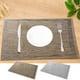 thumbnail image 1 of Fiudx Mantel Individual de Pvc, Diseño Minimalista, Impermeable y Resistente a Las Manchas, Versátil para Comer, Elegante Estilo Europeo y Japonés, Fácil de Limpiar, Tamaño 45 X 30 Cm., 1 of 7