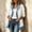 White, variant on Fnooota Womens Lapel Jackets, Patchwork Denim Long Sleeve Lightweight Fashion Fall Outerwear Khaki Size S-2XL