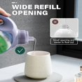 thumbnail image 3 of MesaSeCA Foam Hand Soap Dispenser - 12 oz Bathroom Lotion Hand Pump Dispenser  Ceramic Foaming Soap Dispenser with Removable Pump for Kitchen Hand Wash Dispenser  Black, 3 of 7