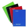 thumbnail image 2 of (2 pack) 4/Pack 70 Sheet 8 in. x 10.5 in. Quadrille Rule Wirebound Notebooks - Multicolor, 2 of 3