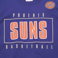 thumbnail image 5 of Men's Mitchell & Ness Purple Phoenix Suns Hardwood Classics Team OG 2.0 Premium Vintage Logo T-Shirt, 5 of 6