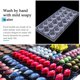thumbnail image 5 of Molde de chocolate para decoración de postres, de plástico transparente, para hornear, cupcakes, galletas, 11 kenally HA003626-11, 5 of 7