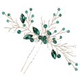 thumbnail image 2 of Here's a polished and professional product description for your **U Shaped Rhinestone Bridal Hairpin**:\n\n \n\n### **U Shaped Rhinestone Bridal Hairpin, 2 of 2