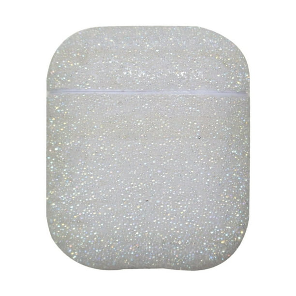 Estuche para auriculares con incrustaciones de diamantes de imitación con protector de auriculares inalámbricos Bluetooth con reemplazo de orificio de carga para Airpods 1/2 sidaley EL5532-05B