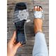 thumbnail image 1 of Women's Fashionable Faux Pearl Decorated Square Toe Flat Sandals For Summer, 1 of 4