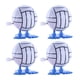 thumbnail image 1 of EeaseMX 4 pelotas de voleibol con mecanismo de cuerda, divertidas para niños., 1 of 7