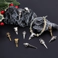thumbnail image 6 of 56PCS 7 Style Bird Head Charms Raven Skull Charms Alloy Phantom Gothic Charms Tibetan Style Pendants for Necklace Bracelets Jewelry Making DIY, 6 of 7