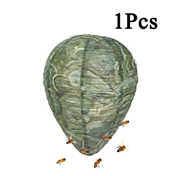 QingY4/1 Pack Fake Wasp Nest Decoys, Wasp Trap, Bee Repellent for