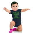 thumbnail image 4 of No Buddy Like a Big Brother Cute Romper Boys or Girls Infant Baby Brisco Brands NB, 4 of 7
