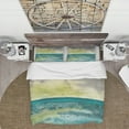 thumbnail image 3 of Designart 'Beyond the Horizon I' Cottage Duvet Cover Set, 3 of 4