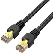 Cat7 Ethernet Cable 400FT (122 Meters), Outdoor Network Cable 400 ft, High Speed Gigabit LAN Cable with Gold Plated