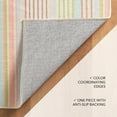 thumbnail image 6 of Bowman Stripe Grey Machine Washable Rug, 3 X 5 Feet, Grey Stripe Pattern, 6 of 7