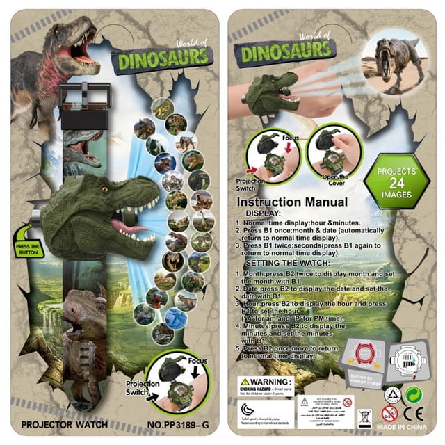 Proyector de dinosaurios, juguetes luminosos, proyector para niños, linterna, reloj de proyección, cámara, cuento para dormir