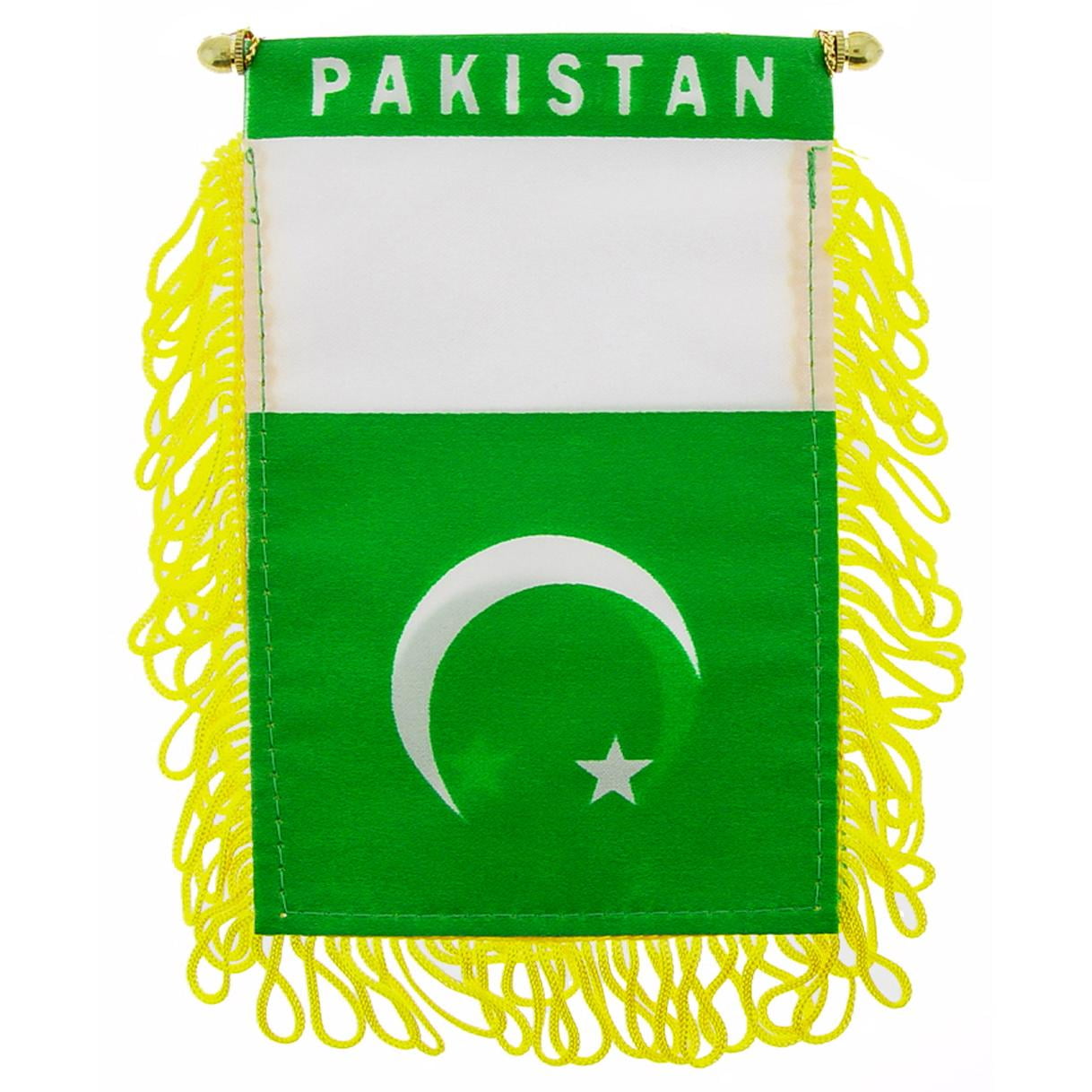 Pakistan Flag Mini Banner 3" x 5"