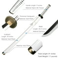 thumbnail image 3 of Elervino Bamboo Roronoa Zoro Sword with Belt Holder, 41 inches, Wado Ichimonji Sword, 3 of 6
