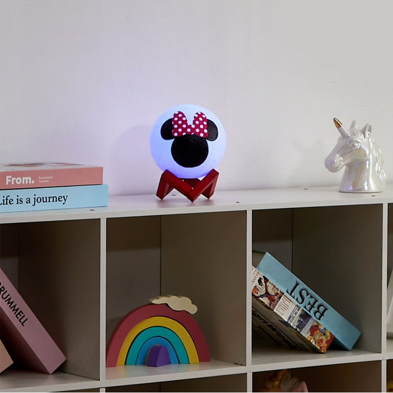Minnie Mouse LED Moon Lamp with USB Cord, 6 Minnie Mouse LED Moon Lamp with USB Cord, 6
