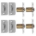 thumbnail image 1 of OFFIGAM 4Sets Invisible Design Adjustable Ball Catch with Strike Plate for Wardrobe and Pantry Doors Plated Silver, 1 of 6