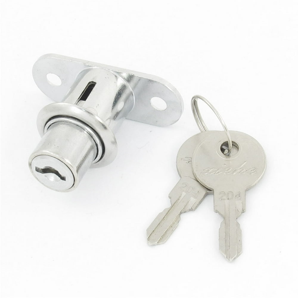 Supermarket Security Showcase Door Locking Plunger Lock Silver Tone 2 ...