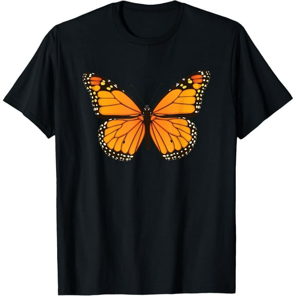 Playful Comfort Tee - Cute Monarch Butterfly T-Shirt