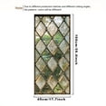thumbnail image 5 of Privacy Window Film 17.7"x39.4" Home Decorative Geometry Glass Window Film PVC Static Cling Sticker for Glass Door Home and Office Bathrooms Glass Sticker, 5 of 7