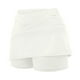 thumbnail image 5 of Pantalones falda de cintura media para mujer: estilo deportivo informal con bolsillos, mezcla de poliéster y spandex, cintura alta, adecuados para primavera/verano, 5 of 5