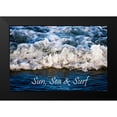 thumbnail image 2 of Hausenflock, Alan 18x13 Black Modern Framed Museum Art Print Titled - Sun, Sea and Surf, 2 of 5