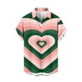thumbnail image 1 of Aqestyerly Chemises à Manches Courtes pour Hommes, Chemise Cardigan à Boutons à Manches Courtes avec Col Rabattu Imprimé Mode Décontractée pour Hommes, 1 of 3