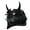 Devil horns, variant on MOMOJIA Dark Theme Devil Ear Baseball Hat for Women TeensC0sp1ayEvent Goth Headwear ForAdu1tMasquerade Carnival Dressingup