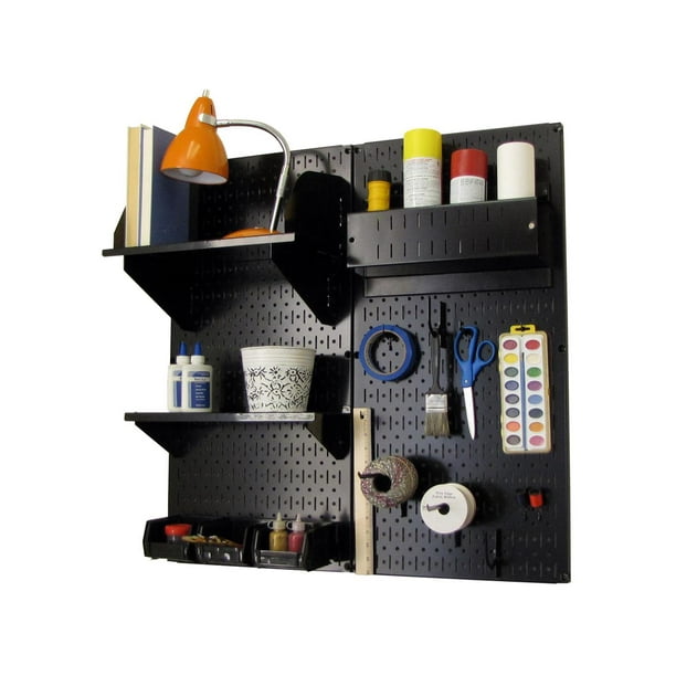 Wall Control Pegboard Hobby Craft Pegboard Organizer Storage Kit with