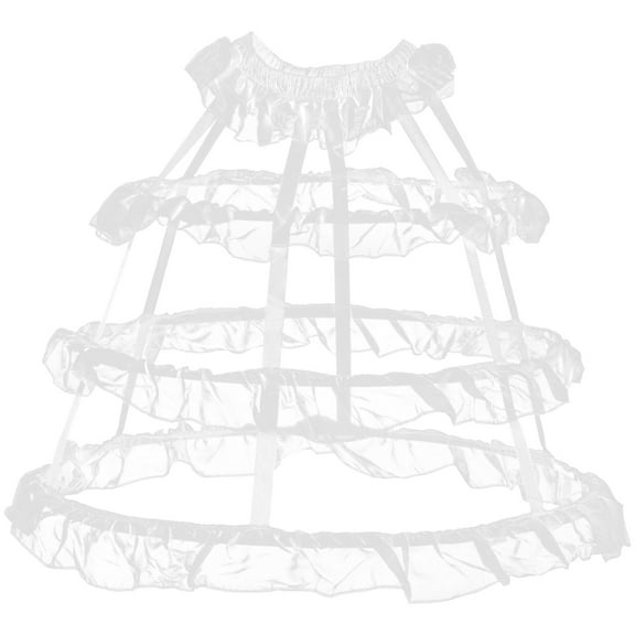 MRLESS Bustle Petticoat Cage Petticoat Underskirt Wedding Petticoat Cage Bride Dress Petticoat