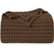 thumbnail image 1 of Ropa de cama Blanket Utopia con forma de gofre, 100% algodón, 300 g/m², color marrón, 1 of 8