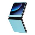 thumbnail image 4 of Case for Motorola Razr 40 Ultra Lytchee Pattern PU Leather Folding Cover, Compatible with MagSafe Wireless Charging, Rugged PC Shockproof Lens Protection Anti-Scratches Slim Case,Skyblue, 4 of 11