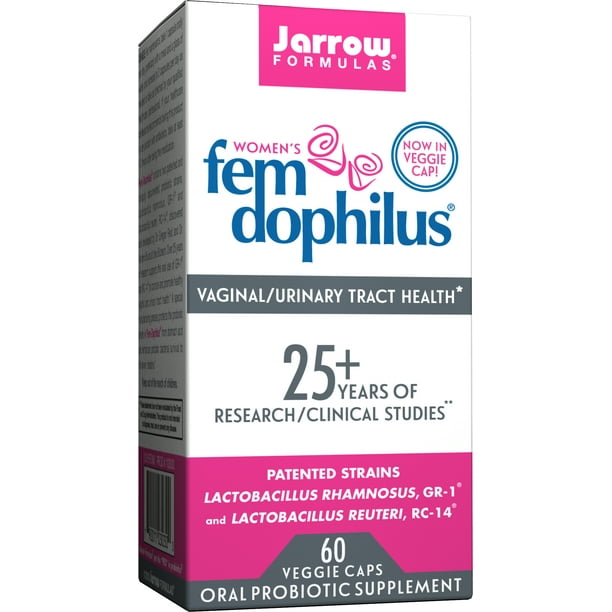 Jarrow Formulas Fem Dophilus For Natural Vaginal Urinary Tract Health 5 Billion Cells 60 Veggie Caps Walmart Com Walmart Com