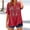 Red, variant on Mexico Shirts for Women Gauze Tops for Women Floral Embroidered Boho Tops Cotton Linen Short Sleeve Summer Floral Short Sleeve Tee Short Sleeve Beach Tees Retro Embroidered Red M