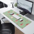 thumbnail image 2 of Long Mouse Pads for Desk,Green Christmas Tree Pattern Desk Mats on Top Of Desks, Desk Mouse Pad Extra Large with 3mm Non-Slip Base and Stitched Edge for Gaming,Office,Work,Home 31.5x11.8in, 2 of 5