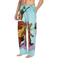thumbnail image 5 of Yogi Bear Men's Pajama Pants Cartoon All Over Print Elastic Waistband Sleep Pants with Pockets Drawstring, Soft Unisex Lounge Bottoms Sleepwear, 5 of 8