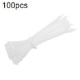 thumbnail image 3 of 100Pcs Self-locking Nylon Plastic Wire Binding Cable Ties Fastener Wraps Strap, 3 of 6