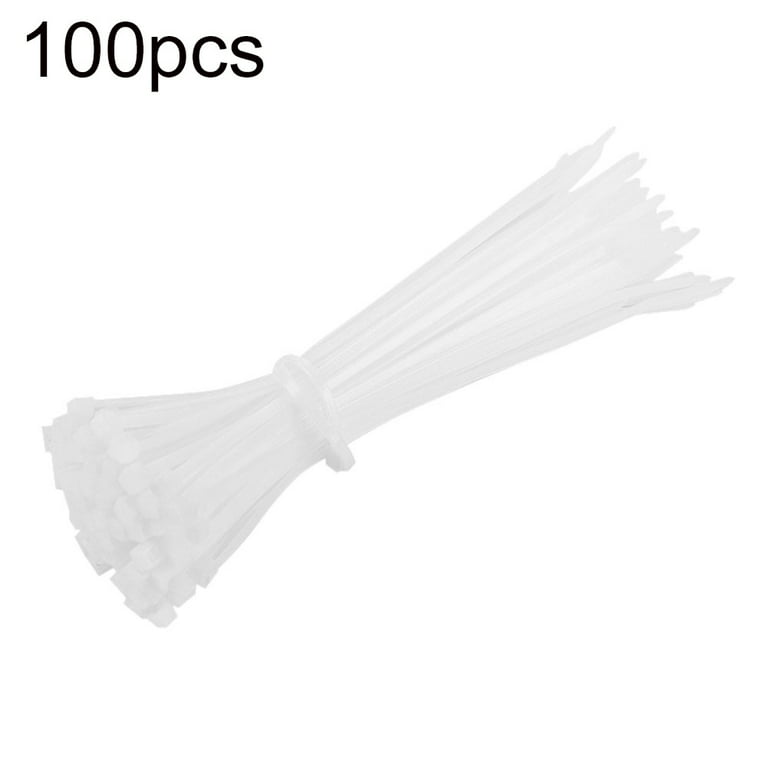 300/100Pcs Plastic Nylon Cable Ties Detachable Self-locking Cord Ties  Straps Fastening Loop Reusable Wire Ties For Home Office - AliExpress