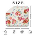 thumbnail image 4 of Microfiber Dish Drying Mats for Kitchen Counter,Pioneer Colorful Floral Absorbent Reversible Drying Mats Kitchen,Countertop Protector Dishes Drying Pad Extra Medium 16"x18" Dish Mat, 4 of 7