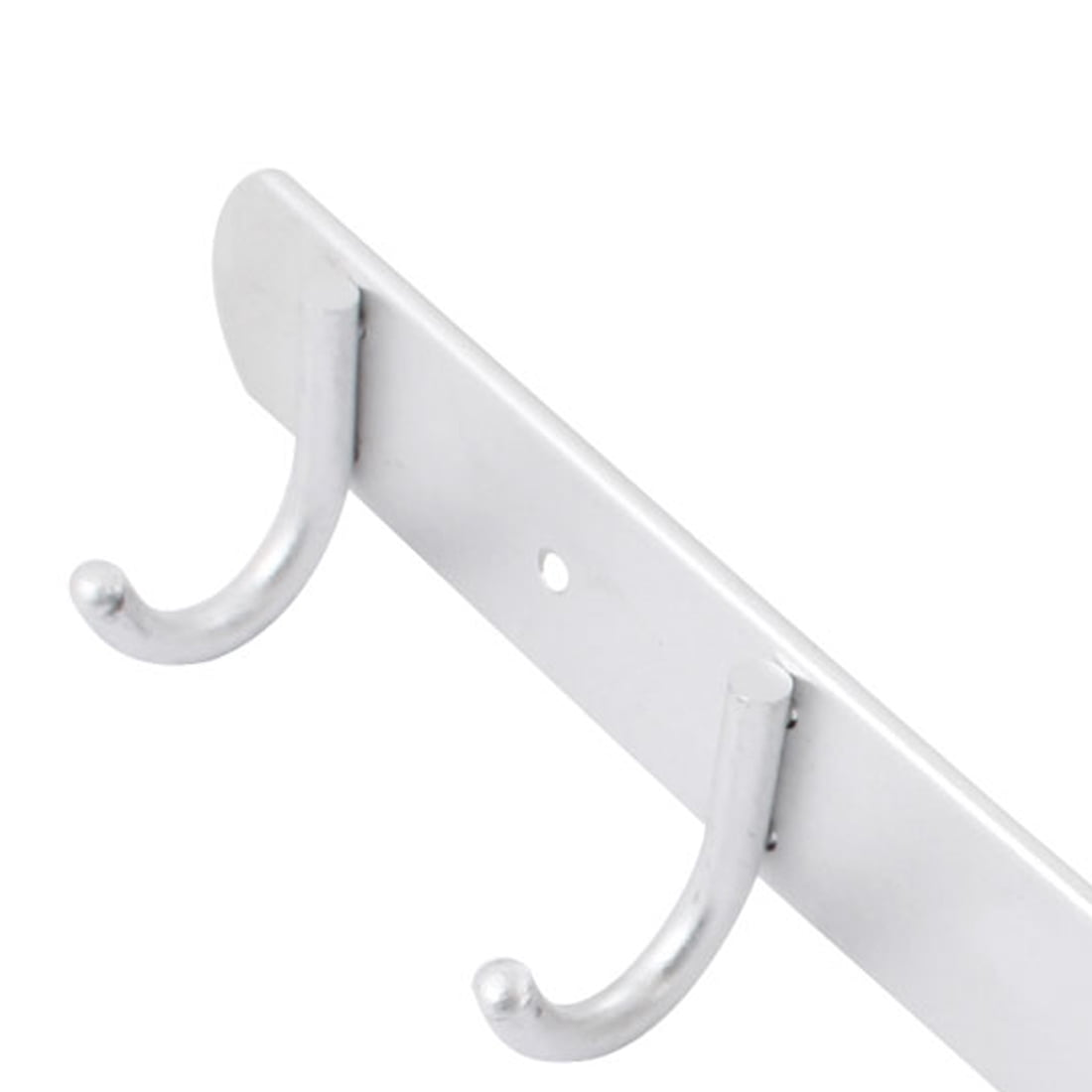 Unique Bargains Metal 4 Hooks Towel Hat Coat Clothes Wall Mount Rack Hanger for Home