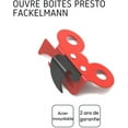 thumbnail image 4 of Abrelatas manual, Abrelatas Presto, Abrelatas 2 en 1, Abrelatas manual, Abrelatas Papillon, Acero Inoxidable, Rojo, 7,3 x 4,5 x 2,5 cm JM, 4 of 5
