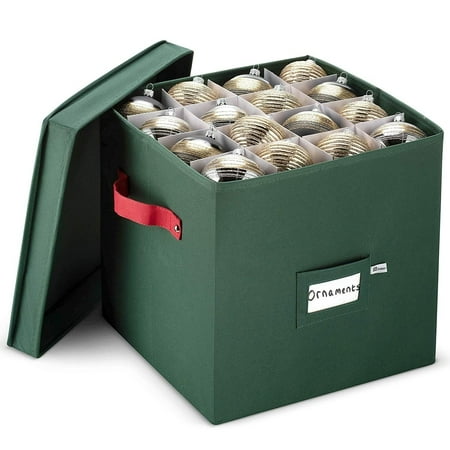 Christmas Ornament storage Box - Fits 64 Ornaments 12in x 12in x 12in