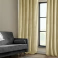 thumbnail image 4 of Half Price Drapes Western Tan Heritage Plush Velvet Room Darkening Curtains (1 Panel), 50W X 96L, 4 of 12