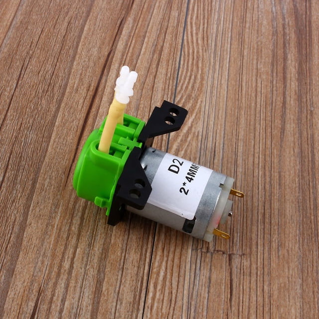 Small Dosing Peristaltic Pump Metering Pump Head Aquarium Water Green Plug